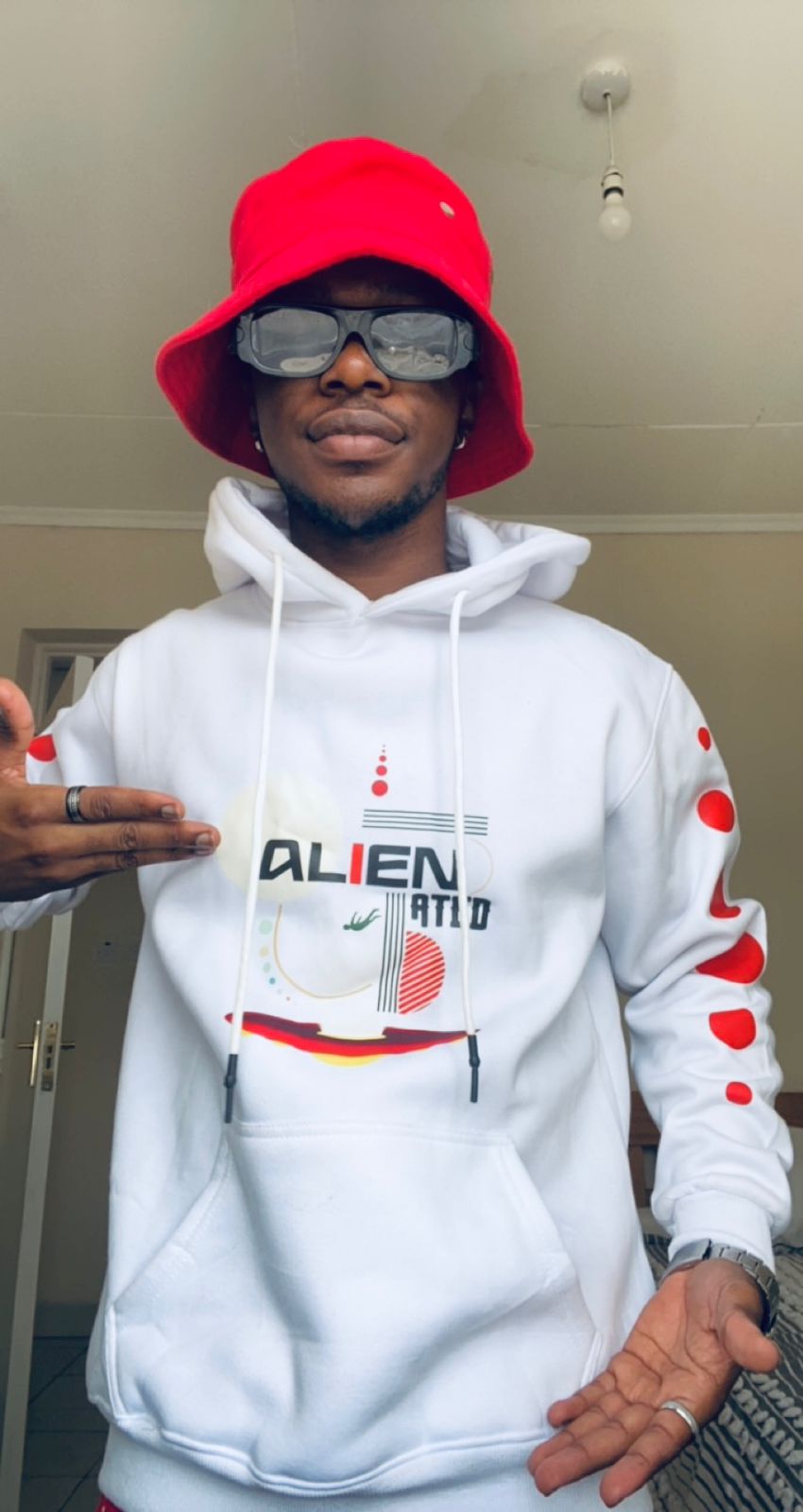 "Alienated" Hoodie by Hawi Designs